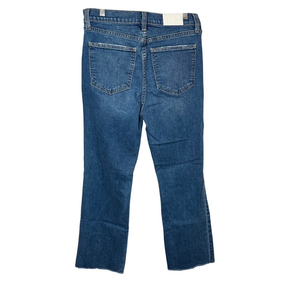 Pistola Lennon High Rise Crop Bootcut Jeans Size 26 Raw Hem - Picture 5 of 11